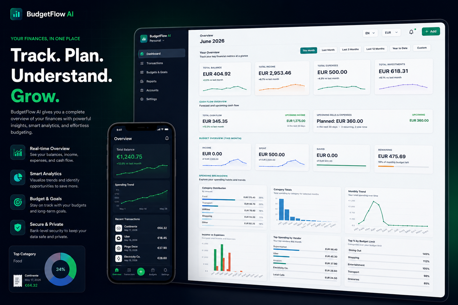 BudgetFlow AI project image